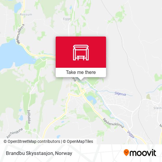 Brandbu Skysstasjon map