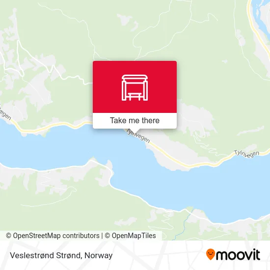 Veslestrønd Strønd map