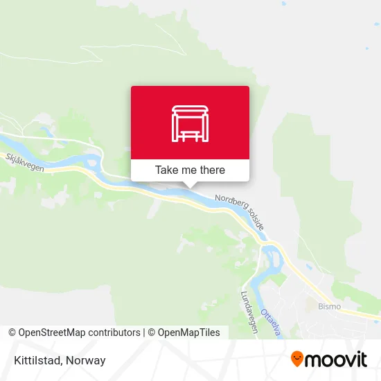 Kittilstad map