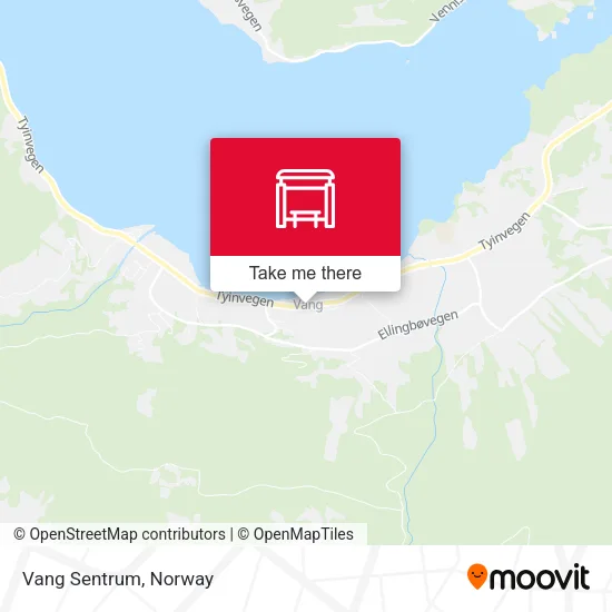 Vang Sentrum map