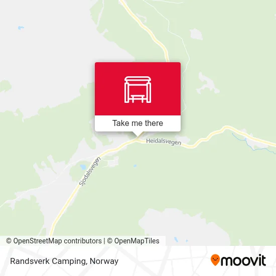 Randsverk Camping map