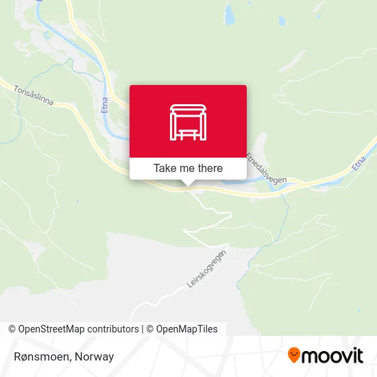 Rønsmoen map