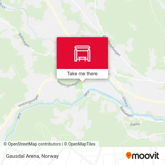 Gausdal Arena map