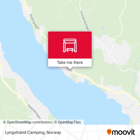 Lyngstrand Camping map