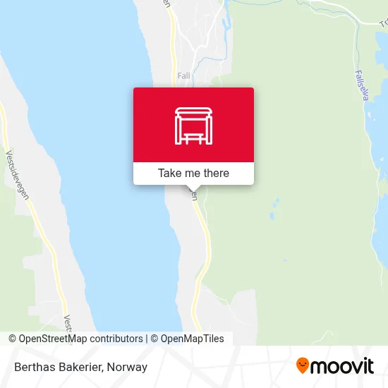 Berthas Bakerier map