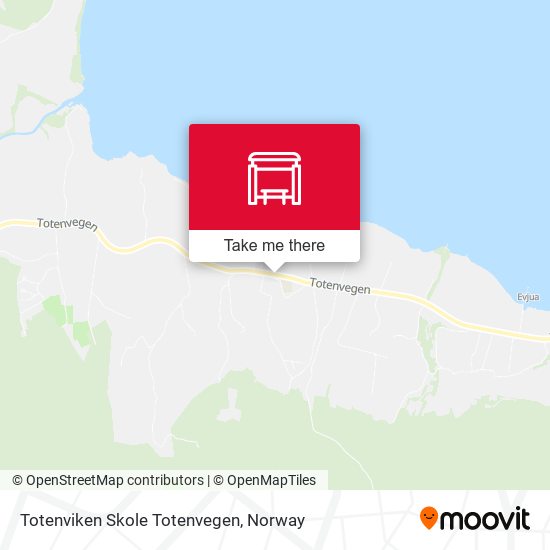 Totenviken Skole Totenvegen map