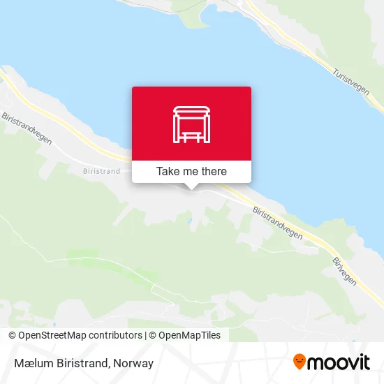 Mælum Biristrand map