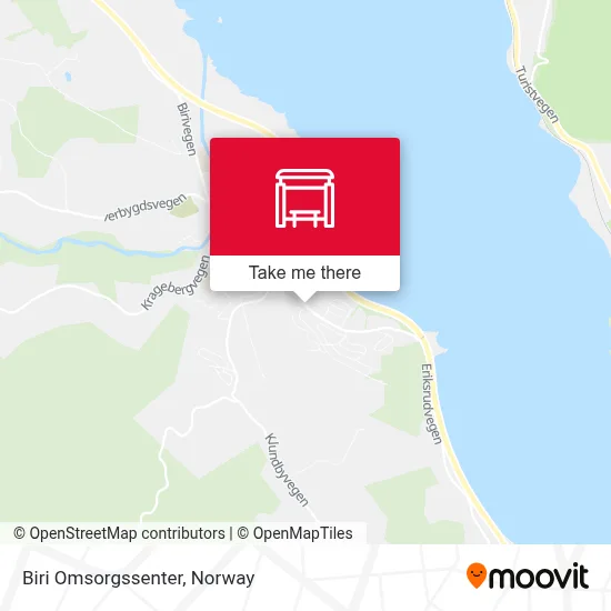 Biri Omsorgssenter map