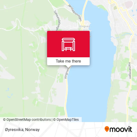 Øyresvika map