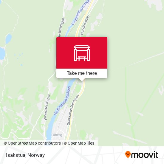 Isakstua map