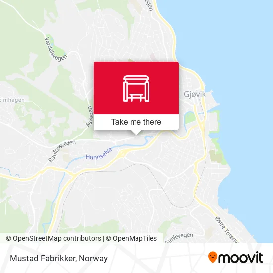 Mustad Fabrikker map