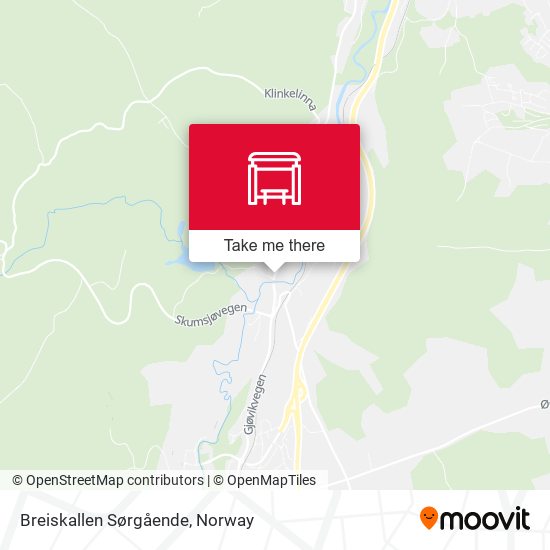 Breiskallen Sørgående map