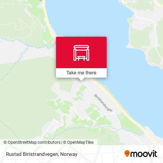 Rustad Biristrandvegen map