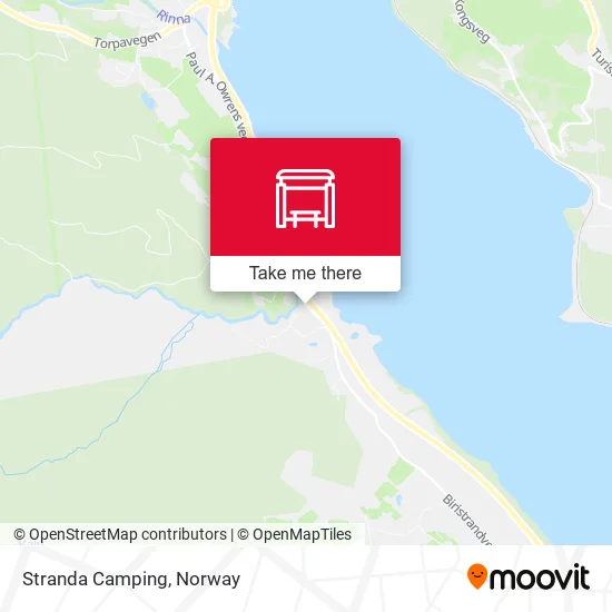 Stranda Camping map