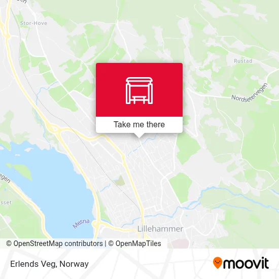 Erlends Veg map