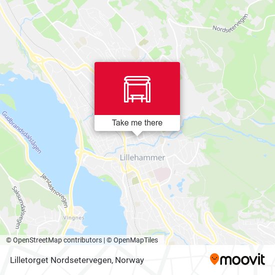 Lilletorget Nordsetervegen map