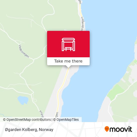 Øgarden Kolberg map