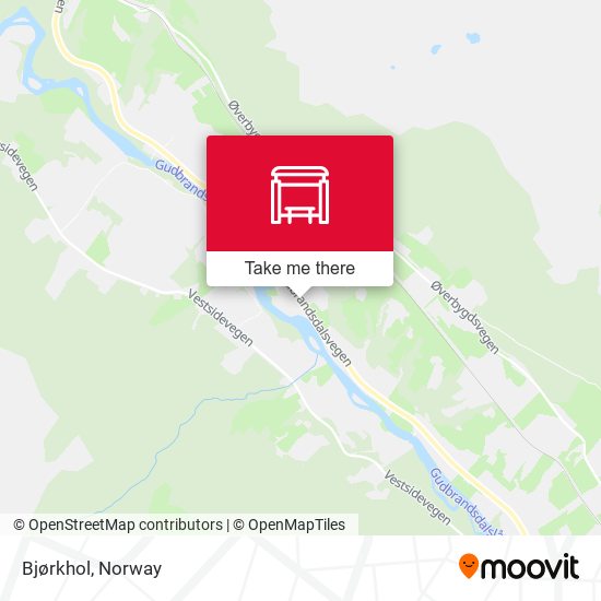 Bjørkhol map
