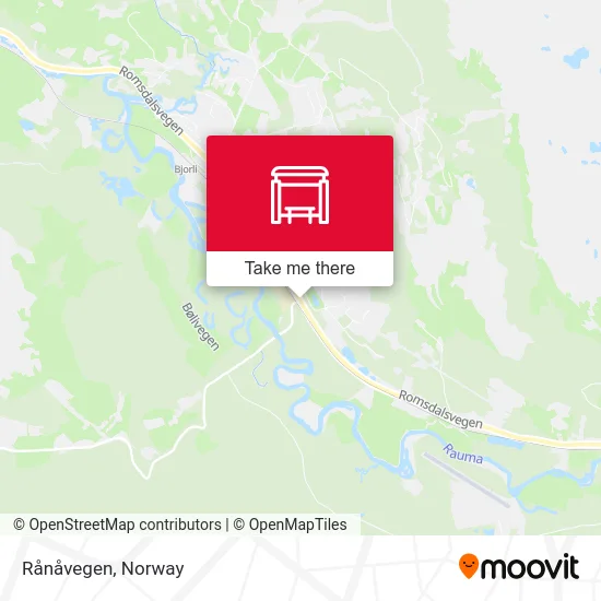 Rånåvegen map