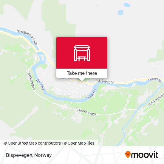 Bispevegen map