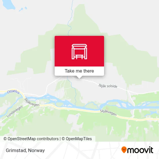 Grimstad map