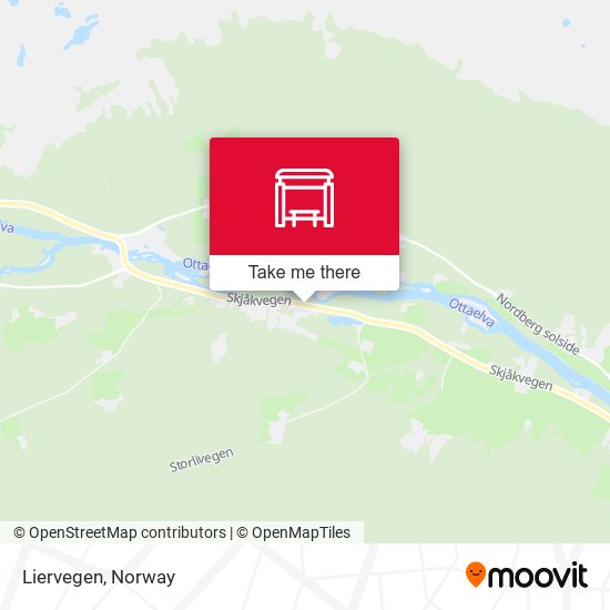 Liervegen map