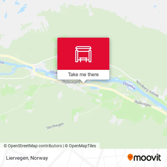 Liervegen map