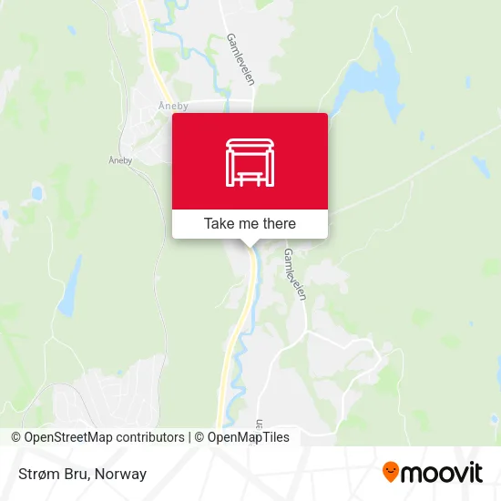 Strøm Bru map