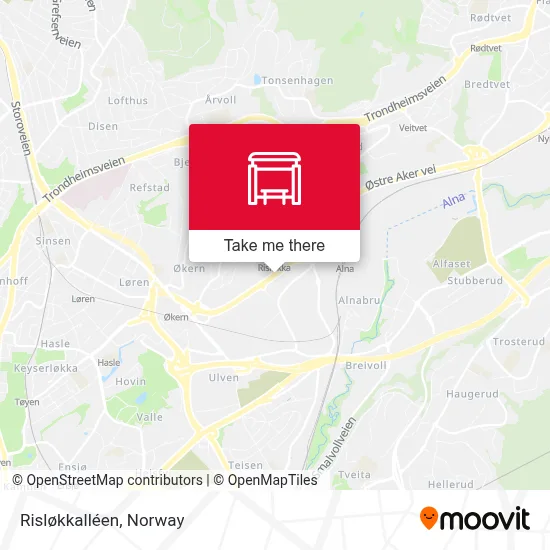 Risløkkalléen map
