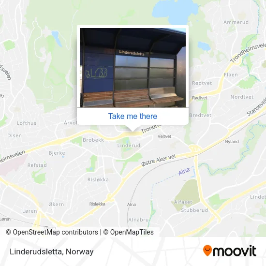 Linderudsletta map