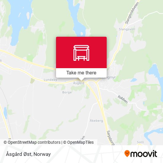 Åsgård Øst map