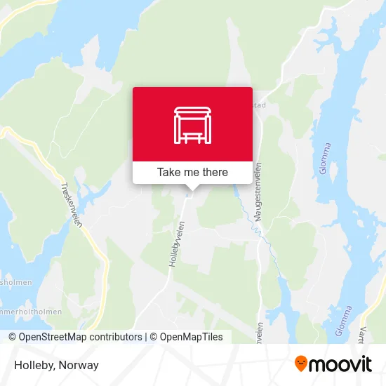 Holleby map