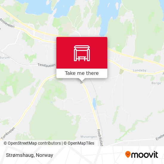 Strømshaug map