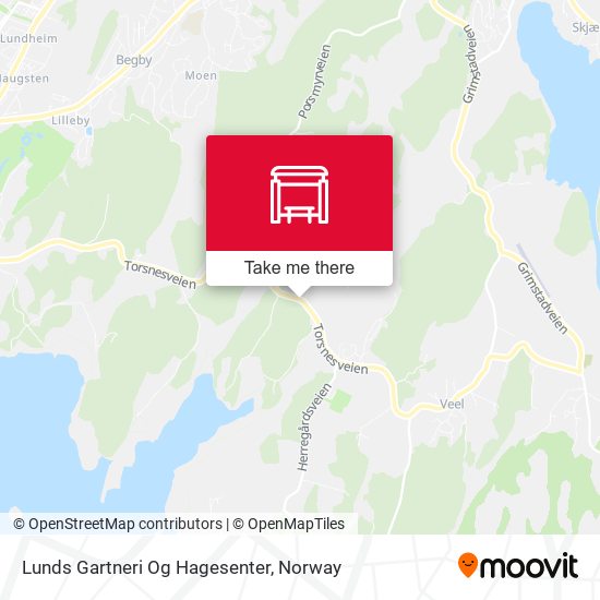 Lunds Gartneri Og Hagesenter map