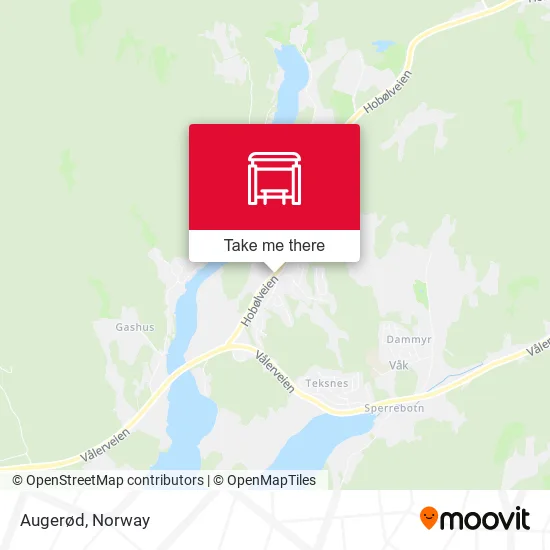 Augerød map