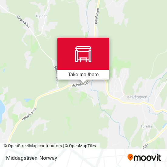 Middagsåsen map