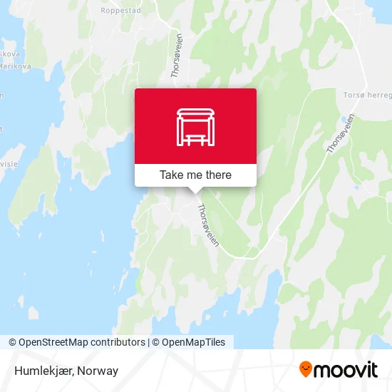 Humlekjær map