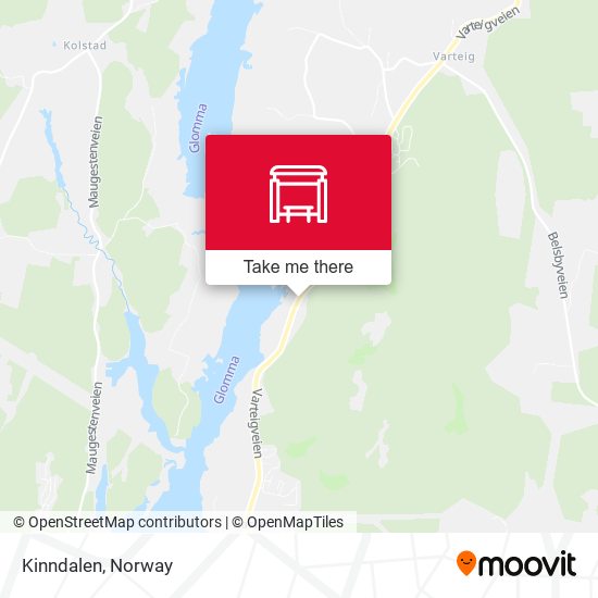 Kinndalen map