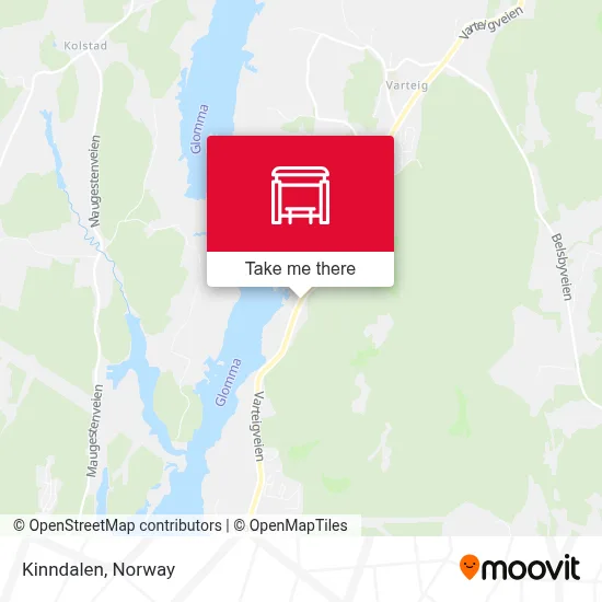 Kinndalen map