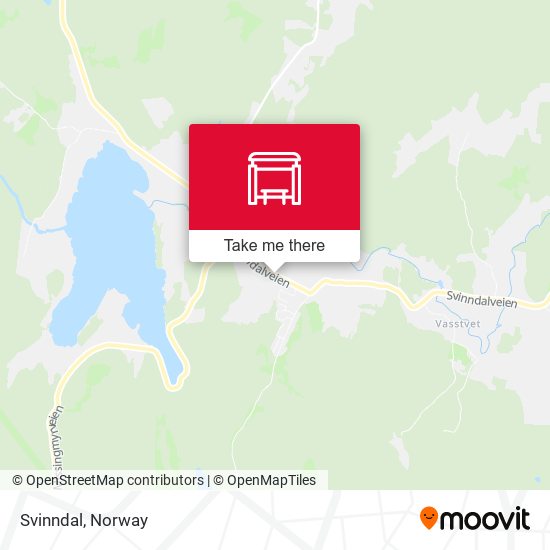 Svinndal map