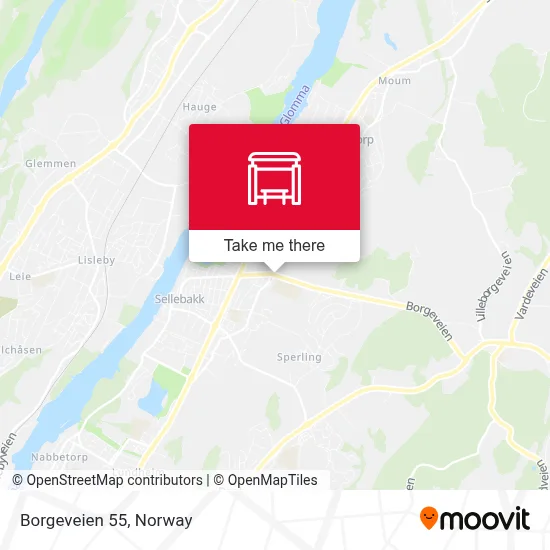 Borgeveien 55 map