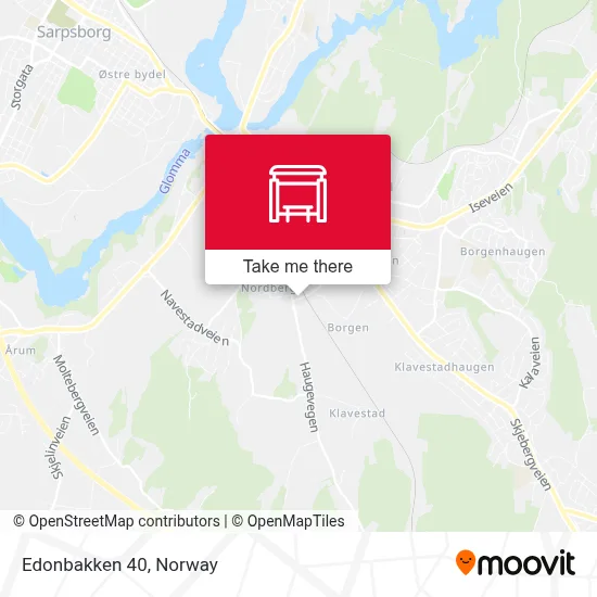 Edonbakken 40 map