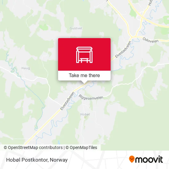 Hobøl Postkontor map