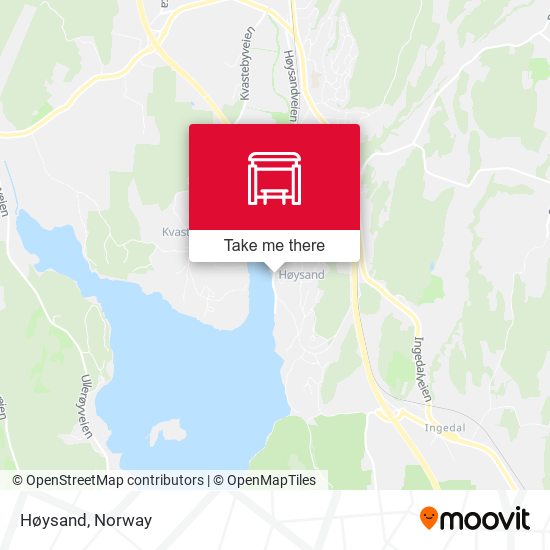 Høysand map