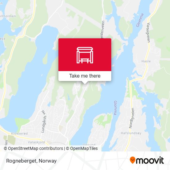 Rogneberget map