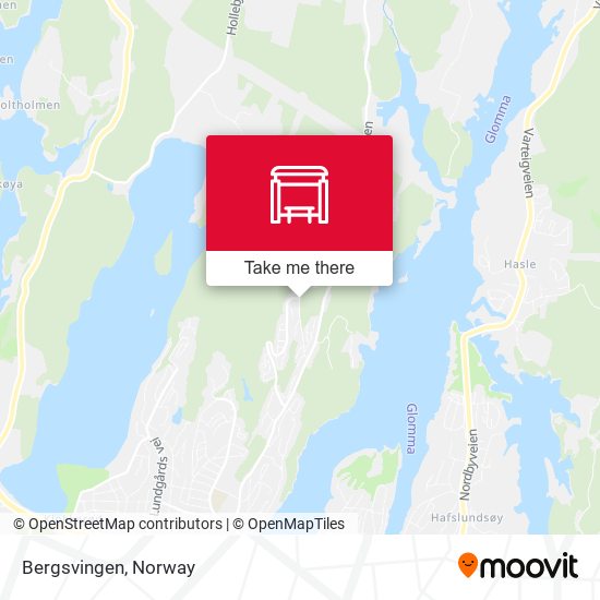 Bergsvingen map