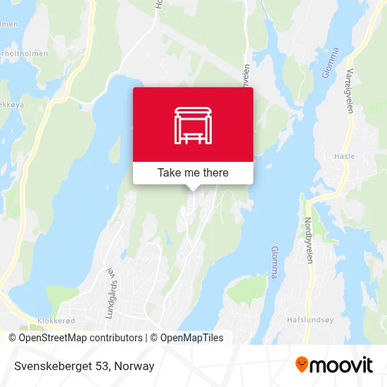 Svenskeberget 53 map