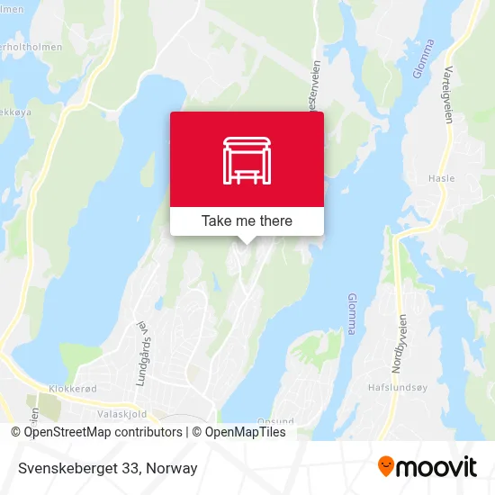 Svenskeberget 33 map