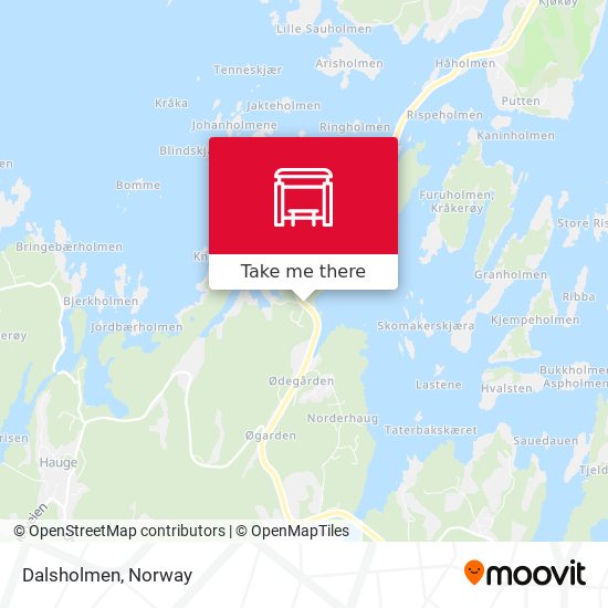 Dalsholmen map