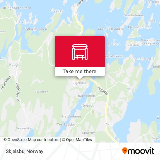 Skjelsbu map